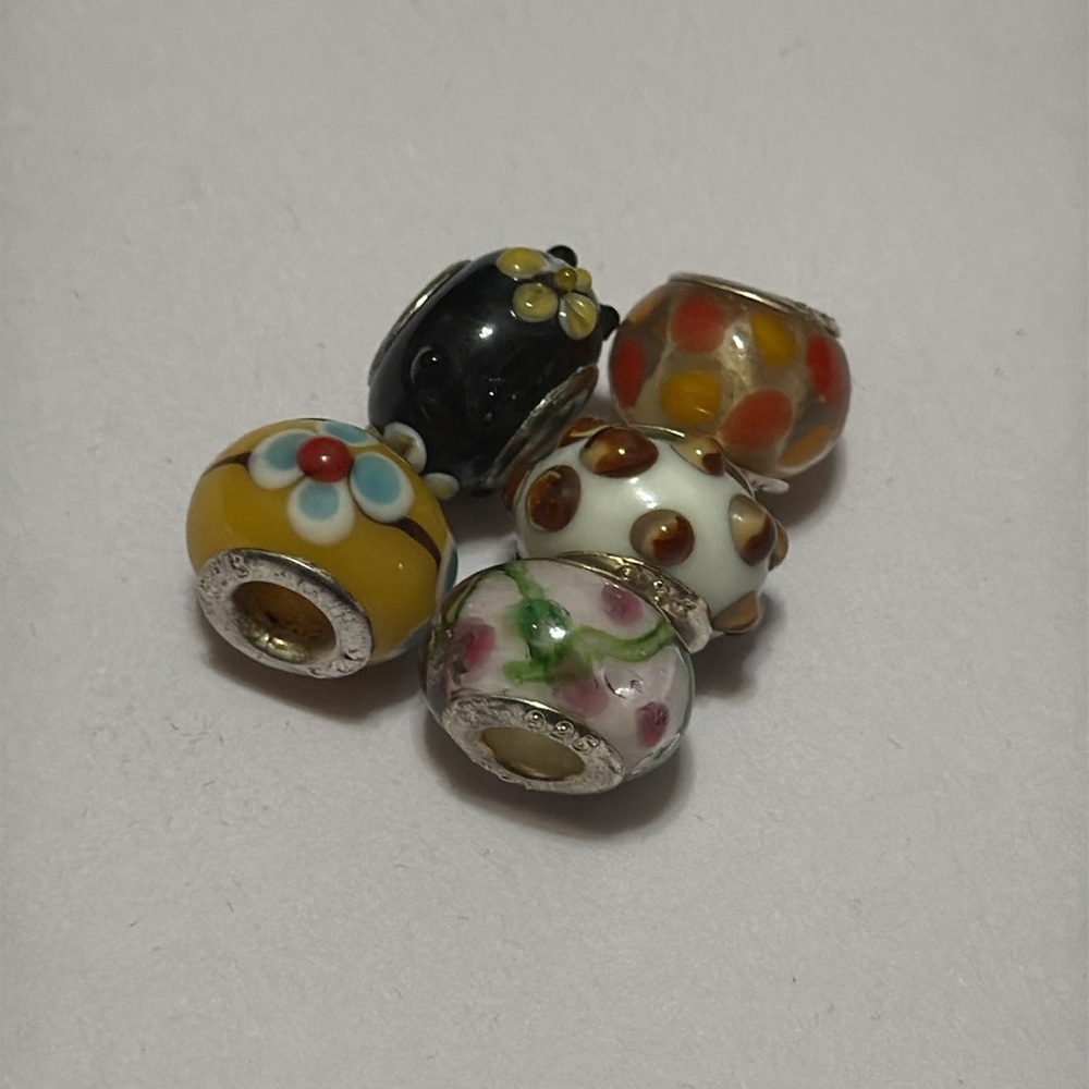 Sterling silver 925 beautiful Charm beads preowned Charms - Picture 8 of 13